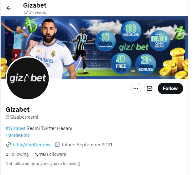 Gizabet Twitter