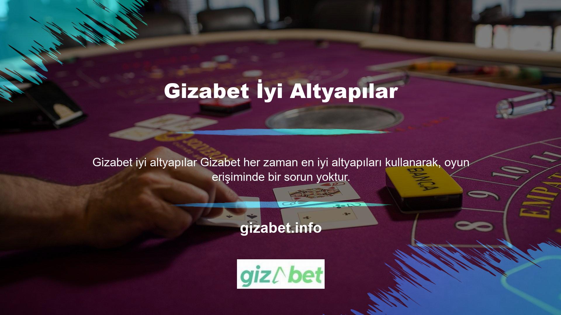 Canlı casino özel bir sistemle oynandığından, altyapı tamamlandı
